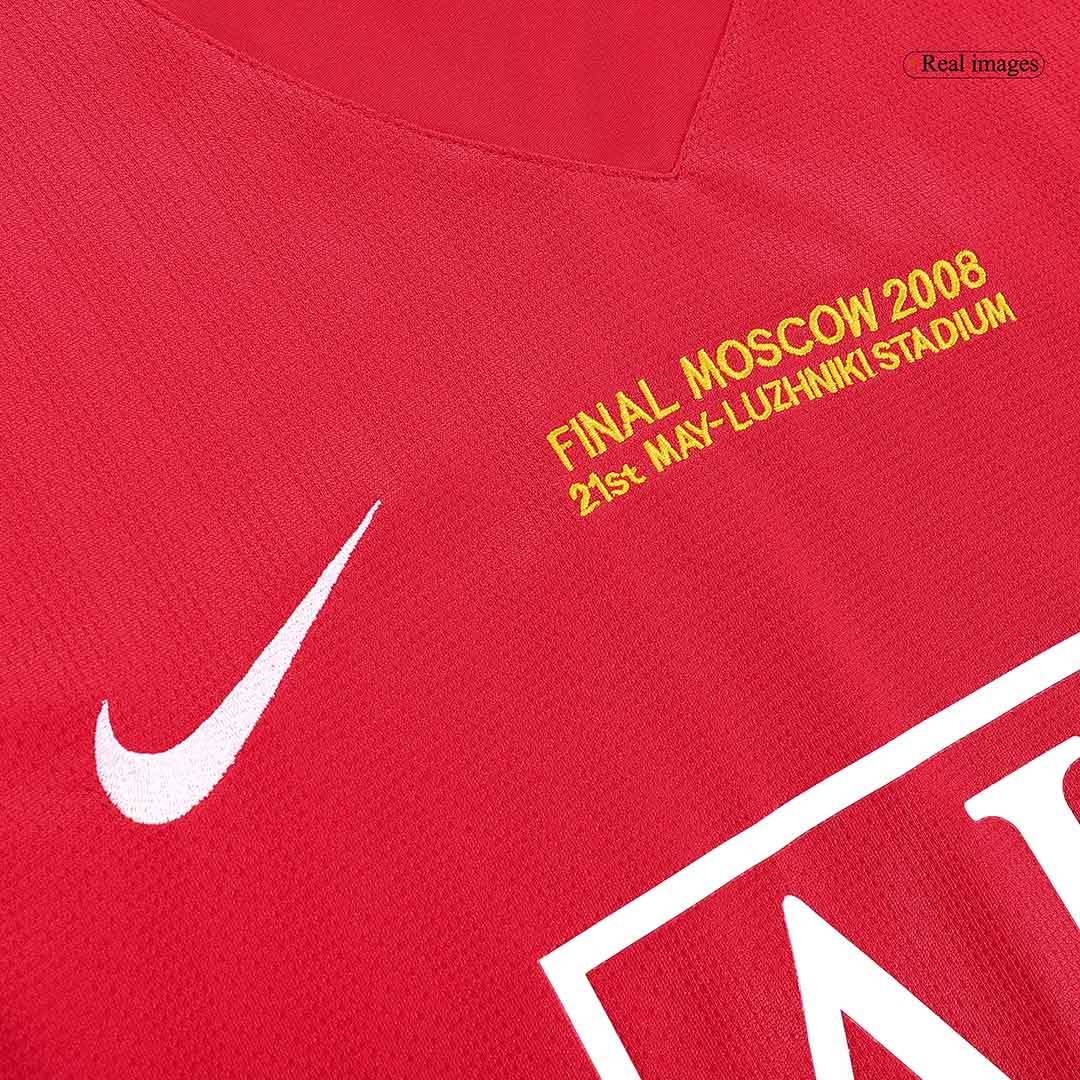 Manchester United RONALDO #7 Retro Jersey Home Soccer Shirt 2007/08 - UCL Final