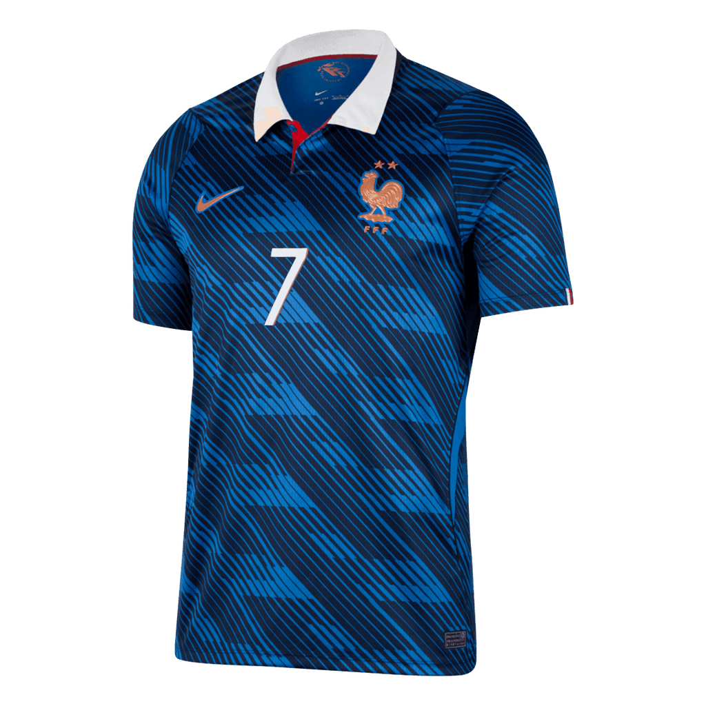 DEMBELE #7 France Home Soccer Jersey World Cup 2026