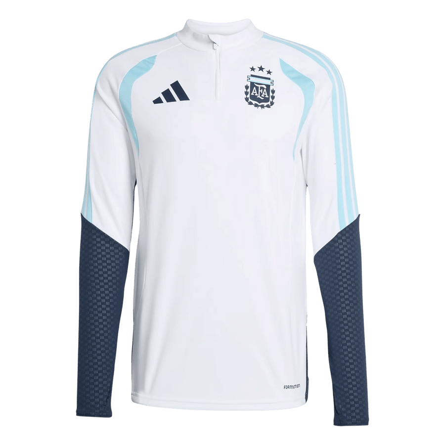 Argentina 1/4 Zip Tracksuit 2026 Kids White