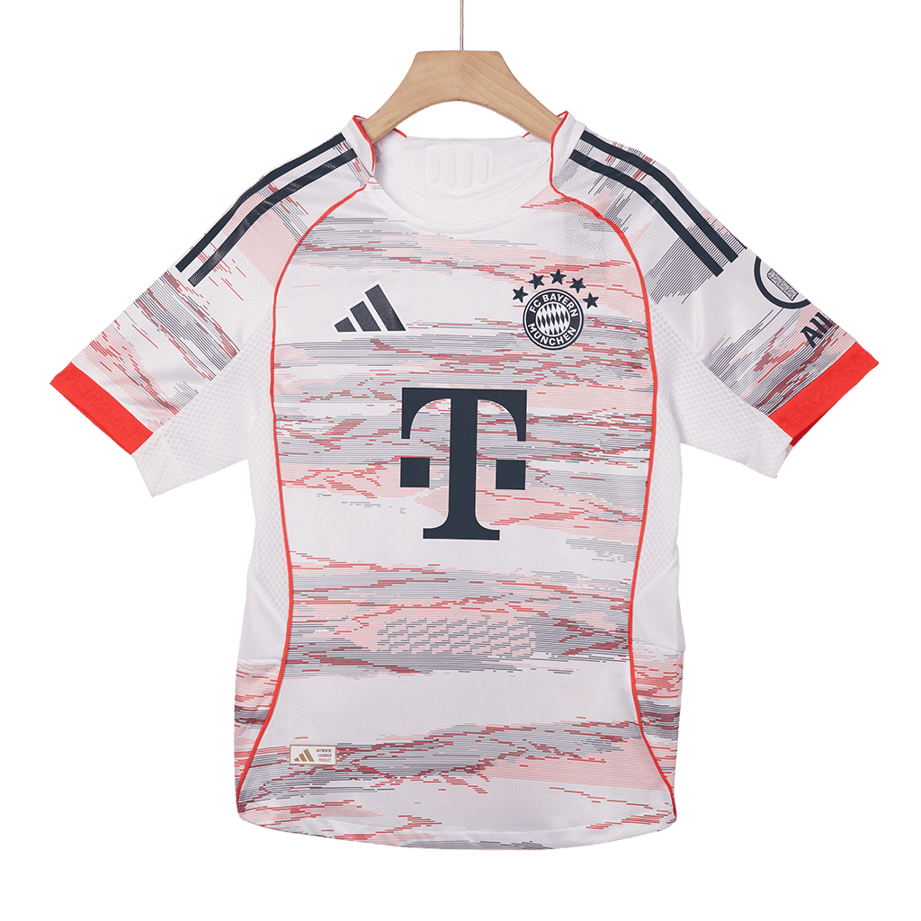 Authentic MULLER #25 Bayern Munich Away Soccer Jersey 2025/26 White