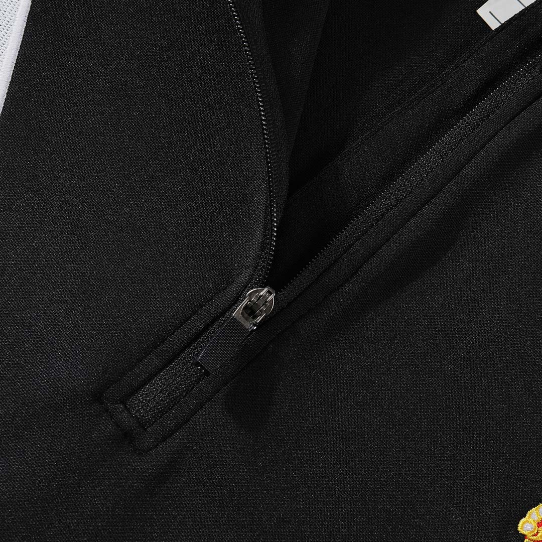 Real Madrid 1/4 Zip Tracksuit 2025/26 Black