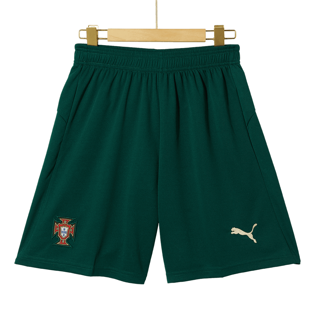 Portugal Home Soccer Shorts 2025