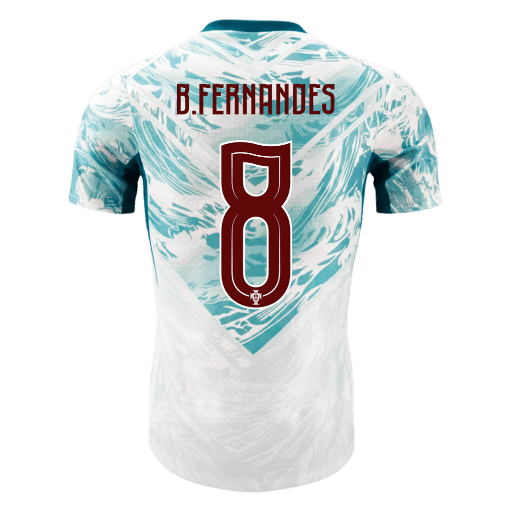 B.FERNANDES #8 Portugal Away Player Version Jersey World Cup 2026