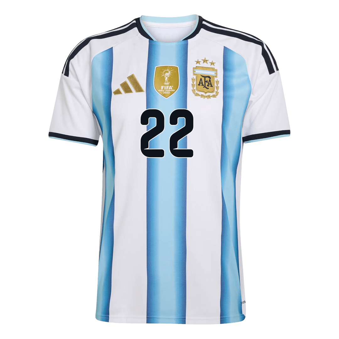L. MARTINEZ #22 Argentina Home Soccer Jersey World Cup 2026