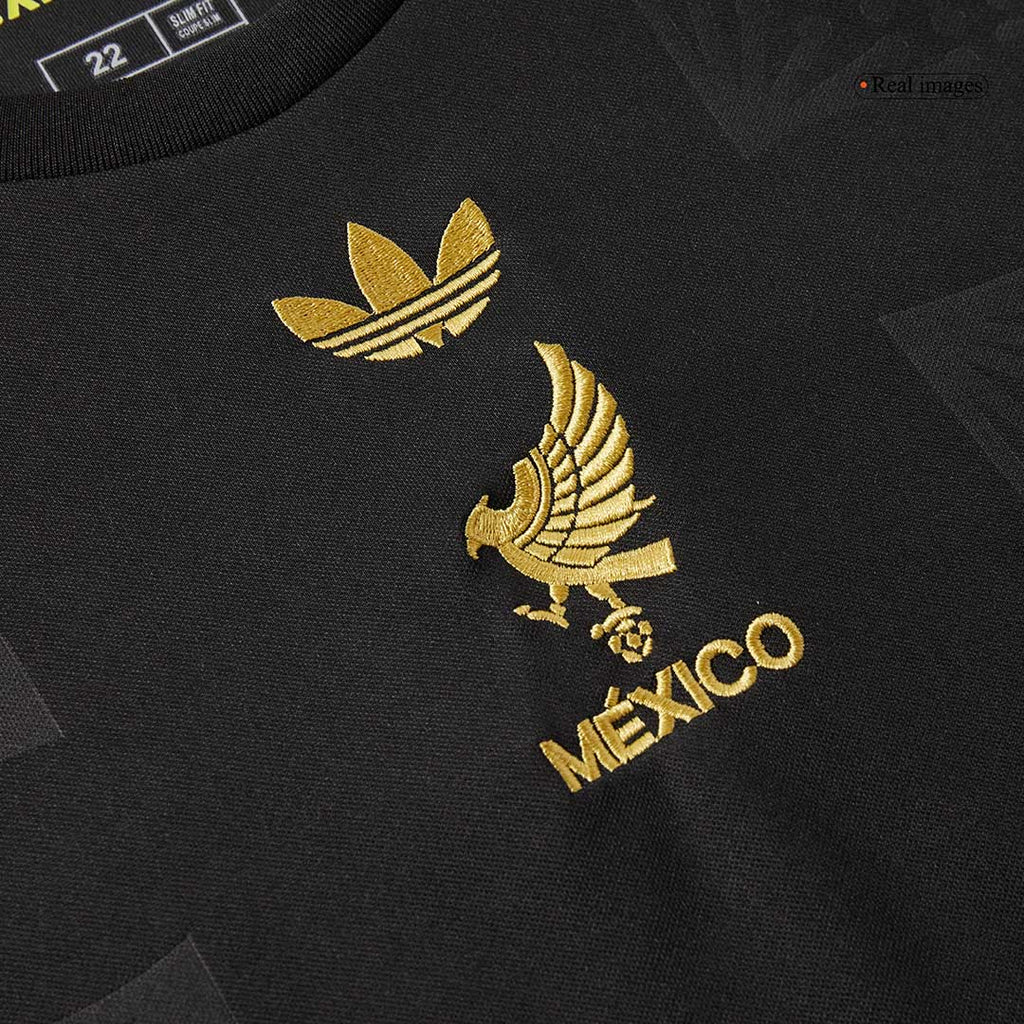 Mexico Third Away Kids Soccer Jerseys Kit 2025 - Gold Cup