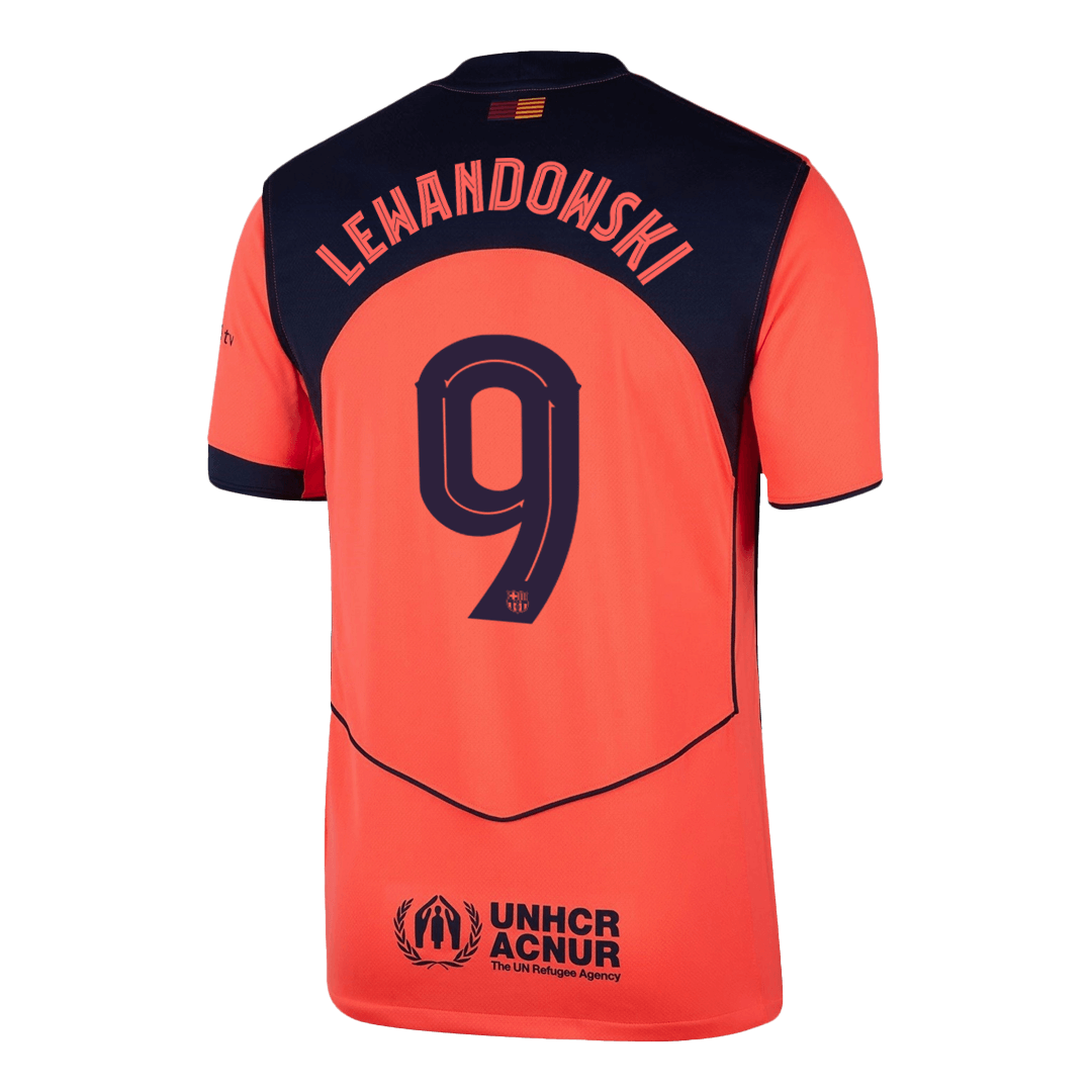 LEWANDOWSKI #9 Barcelona Third Away Soccer Jersey 2025/26 -UCL