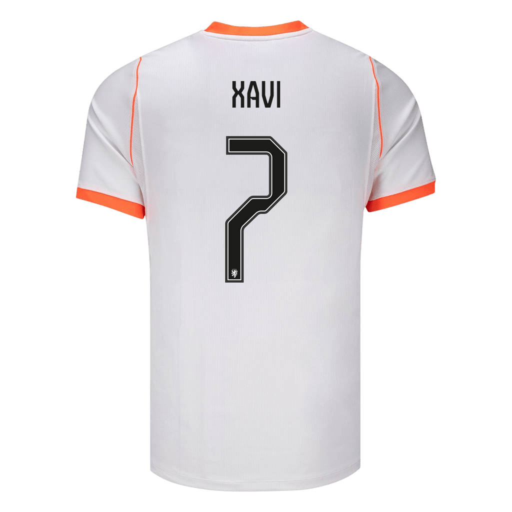 XAVI #7 Netherlands Away Soccer Jersey World Cup 2026