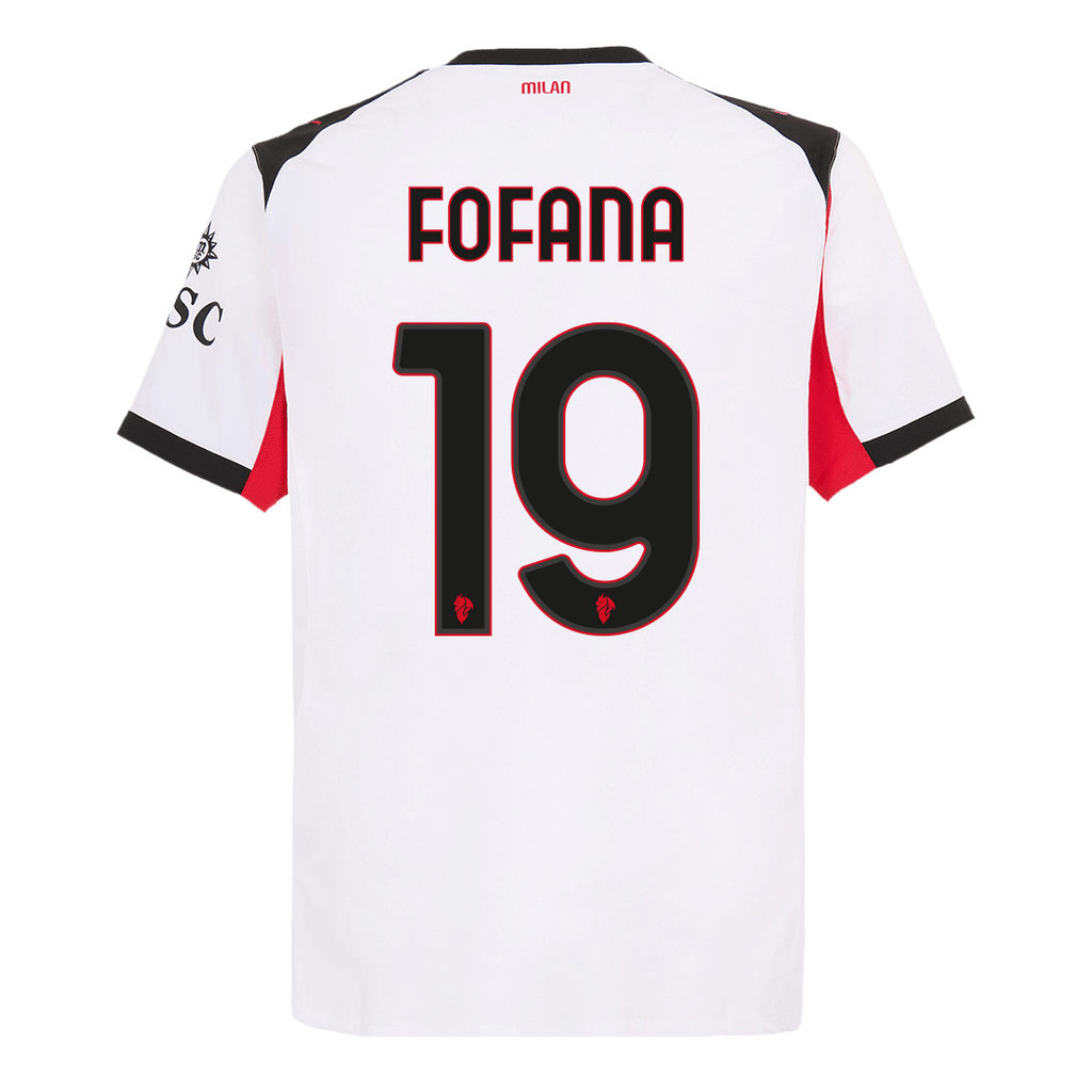 AC Milan Authentic FOFANA #19 AC Milan Away Authentic Soccer Jersey 2025/26