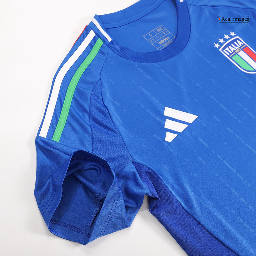 CHIESA #14 Italy Home Soccer Jersey Euro 2024