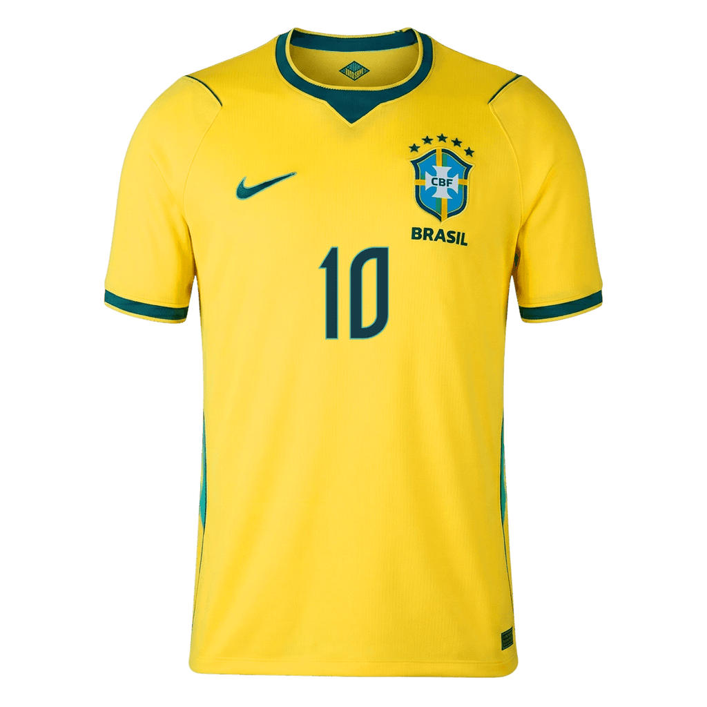 NEYMAR JR. #10 Brazil Home Soccer Jersey World Cup 2026