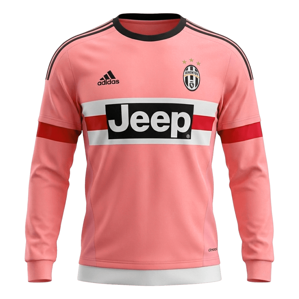 Retro Soccer Jersey Juventus Away Long Sleeve 2015/16