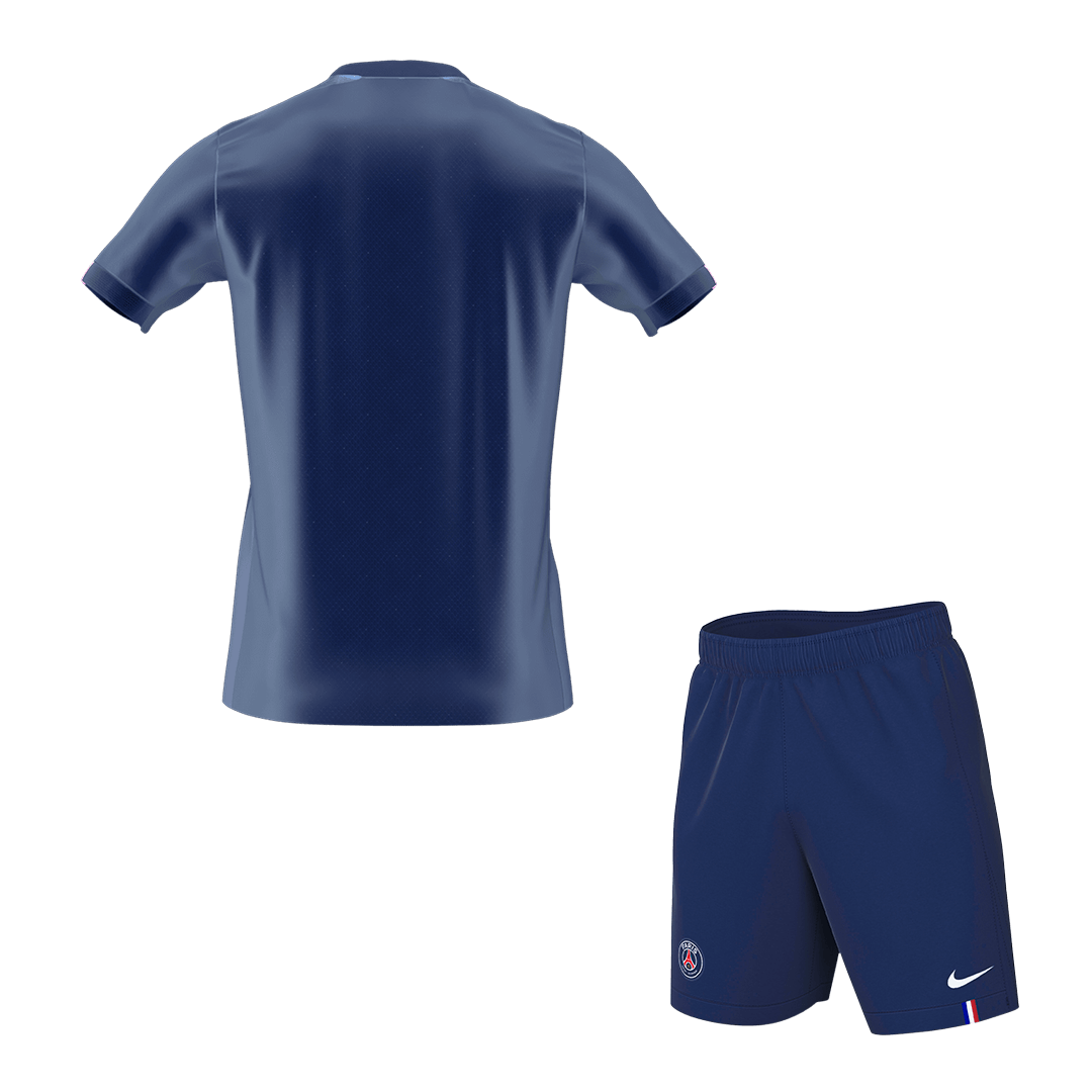 PSG Home Soccer Jersey Kit(Jersey+Shorts) 2025/26 Navy