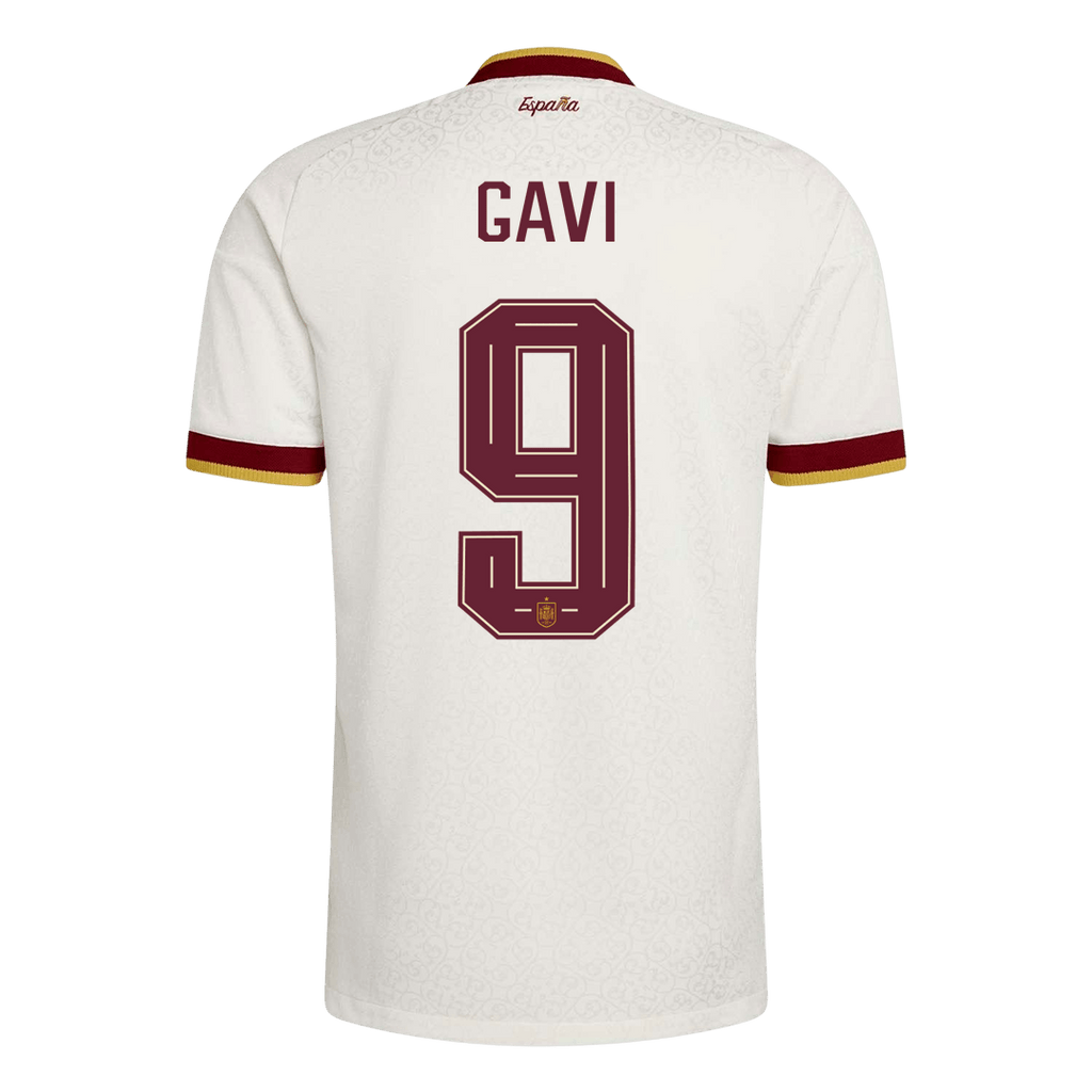 GAVI #9 Spain Away Player Version Jersey World Cup 2026