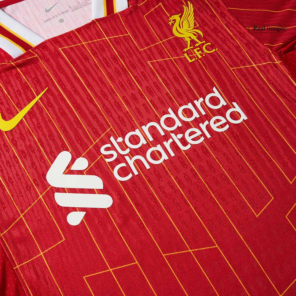Authentic Liverpool Home Soccer Jersey Red - CHAMPIONS 24/25