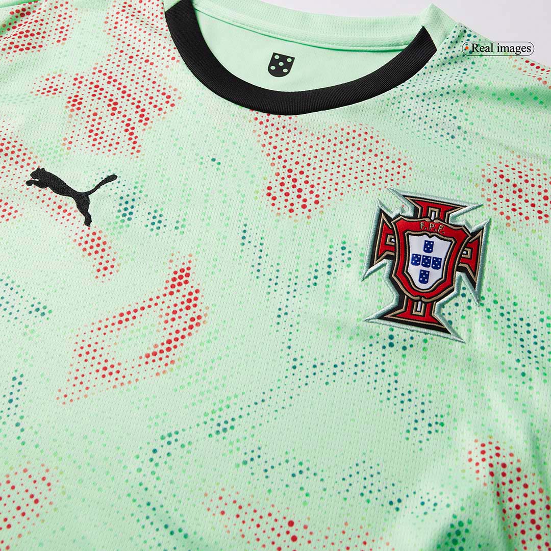 Men's Portugal Away Soccer Jersey 2025 Green - Women's Euro