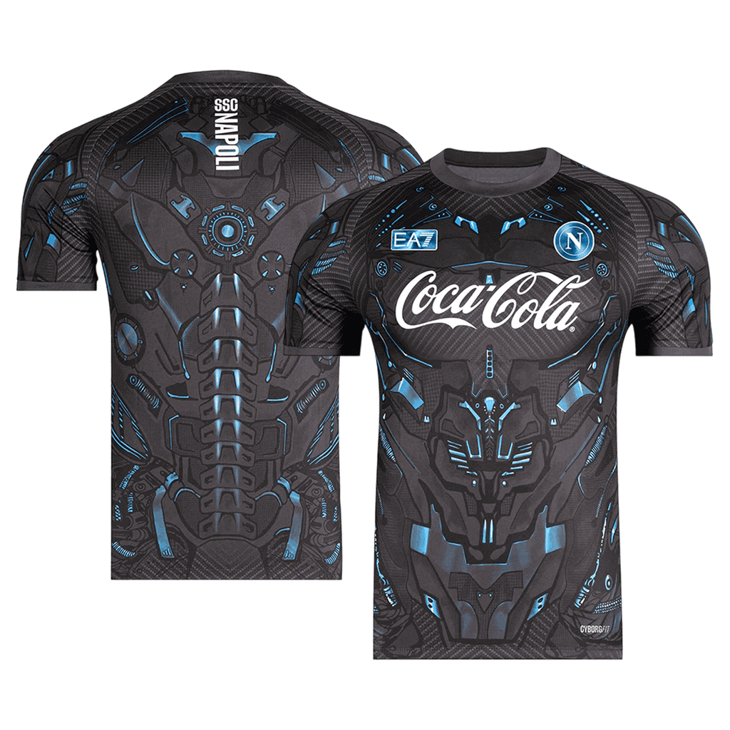Napoli Pre-Match Soccer Jersey 2025/26 Black