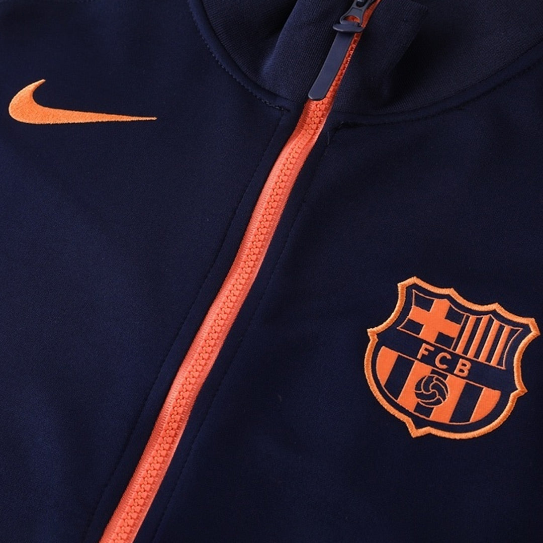 Barcelona Track Jacket 2025/26 - Navy&Orange
