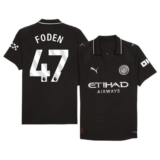 FODEN #47 Manchester City Away Player Version Jersey 2025/26