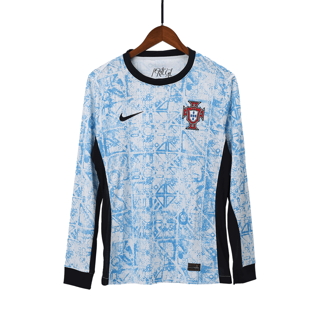 Authentic Portugal Away Long Sleeve Soccer Jersey Euro 2024