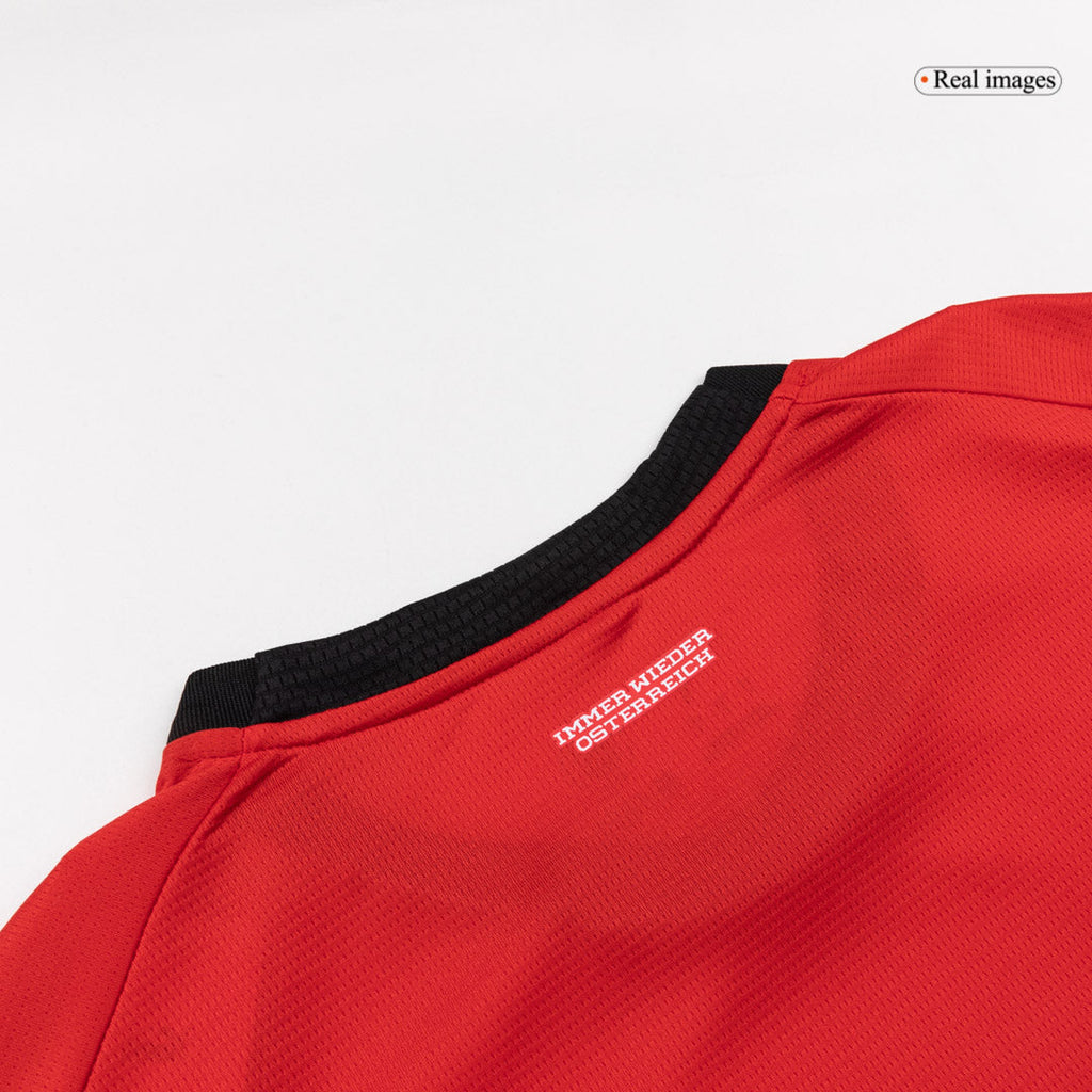 DANSO#4 Austria Home Soccer Jersey World Cup 2026 Red