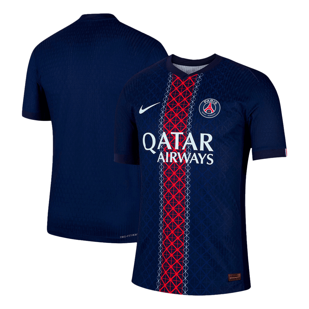 Authentic PSG Jersey Custom Soccer Jersey Home 2025/26 Jersey