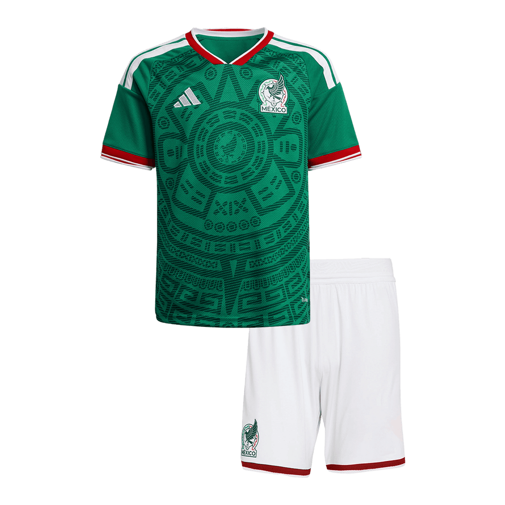 Mexico Home Kids Soccer Jerseys Kit 2025/26