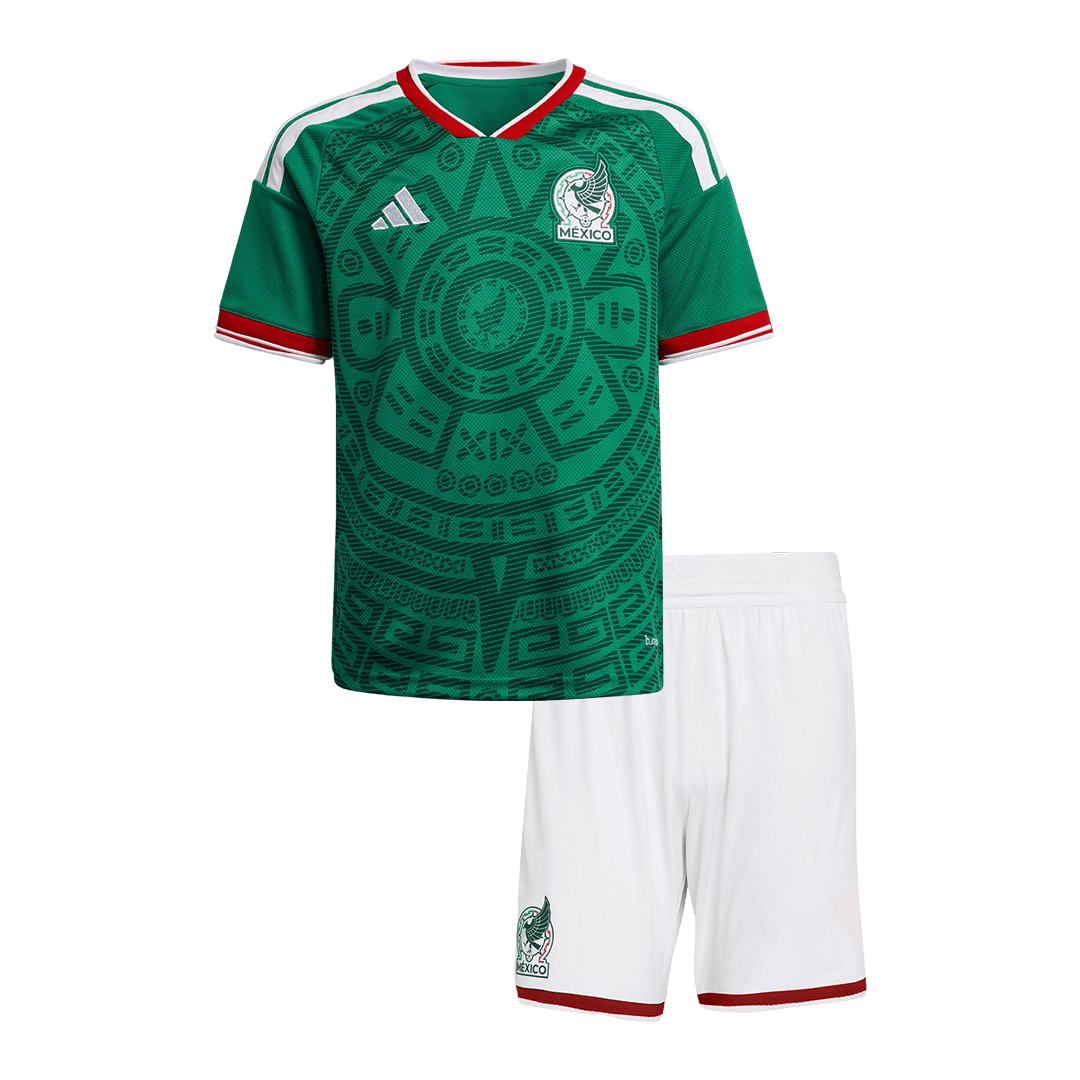 Mexico Home Kids Soccer Jerseys Kit 2025/26