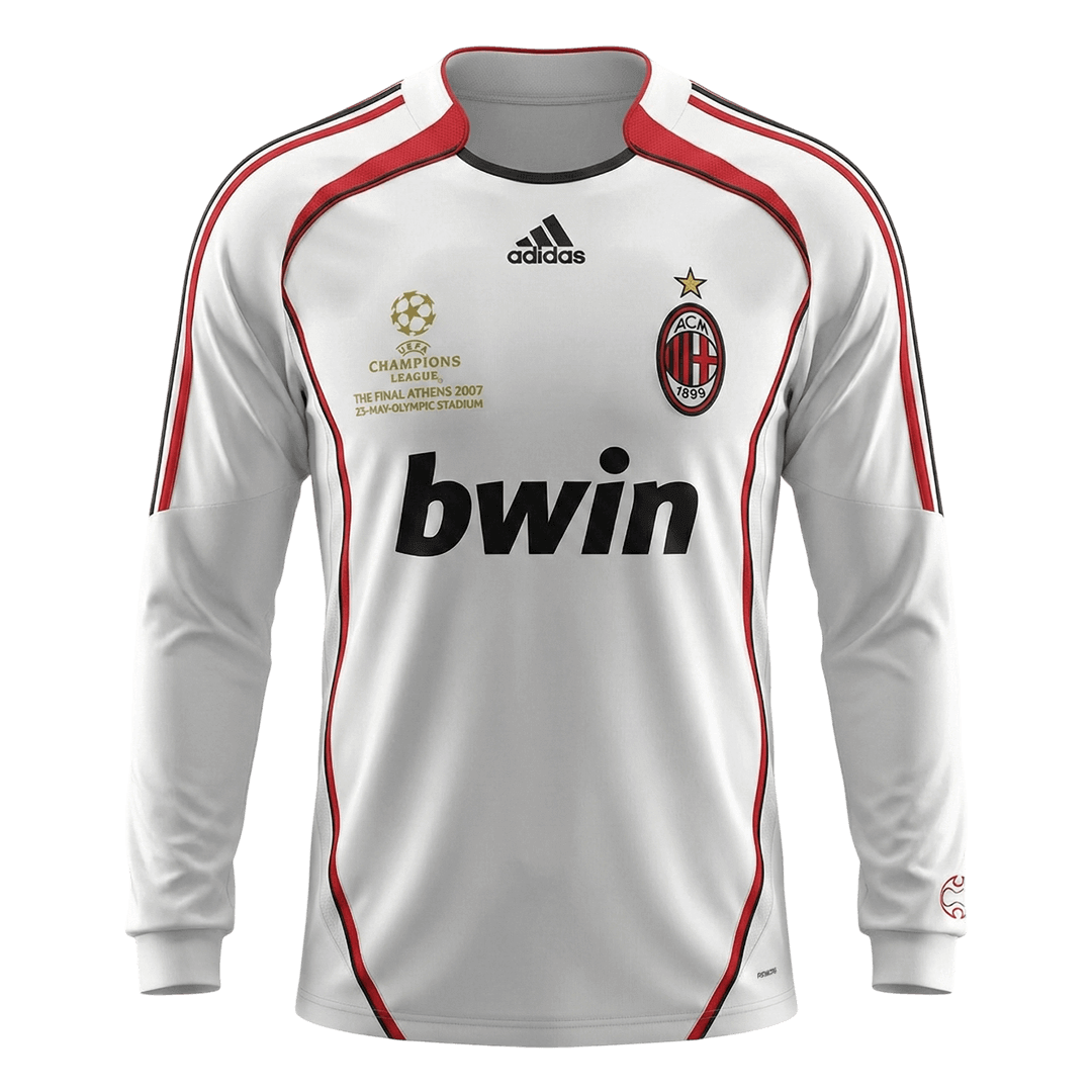 Retro Soccer Jersey AC Milan Away Long Sleeve 2006/07