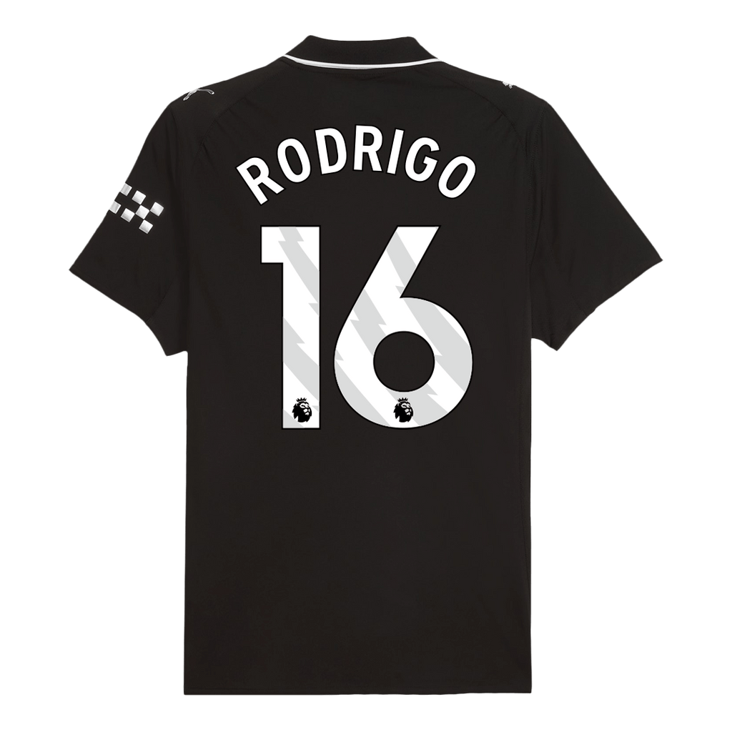 RODRIGO #16 Manchester City Away Player Version Jersey 2025/26