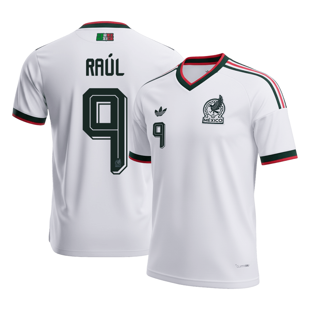 RAúL #9 Mexico Away Soccer Jersey World Cup 2026