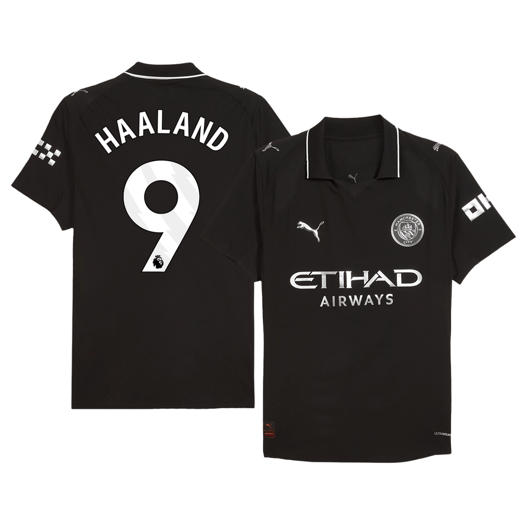 HAALAND #9 Manchester City Away Player Version Jersey 2025/26