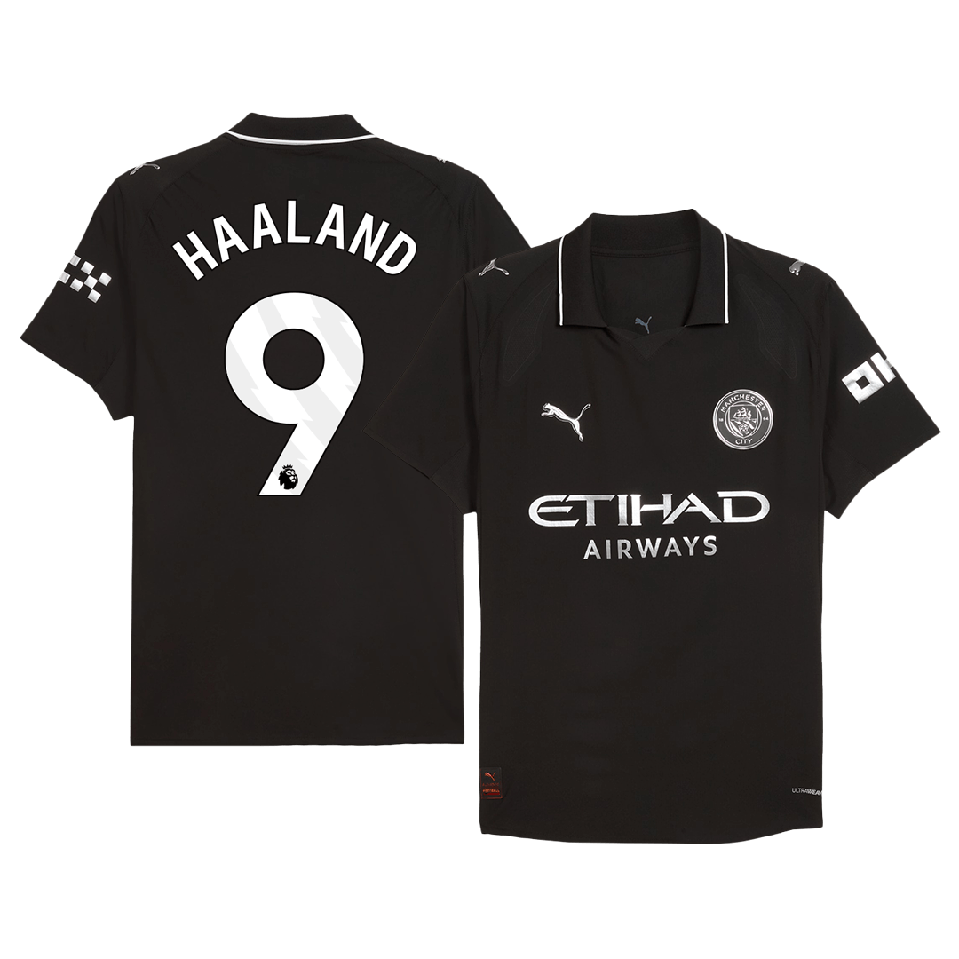 HAALAND #9 Manchester City Away Player Version Jersey 2025/26