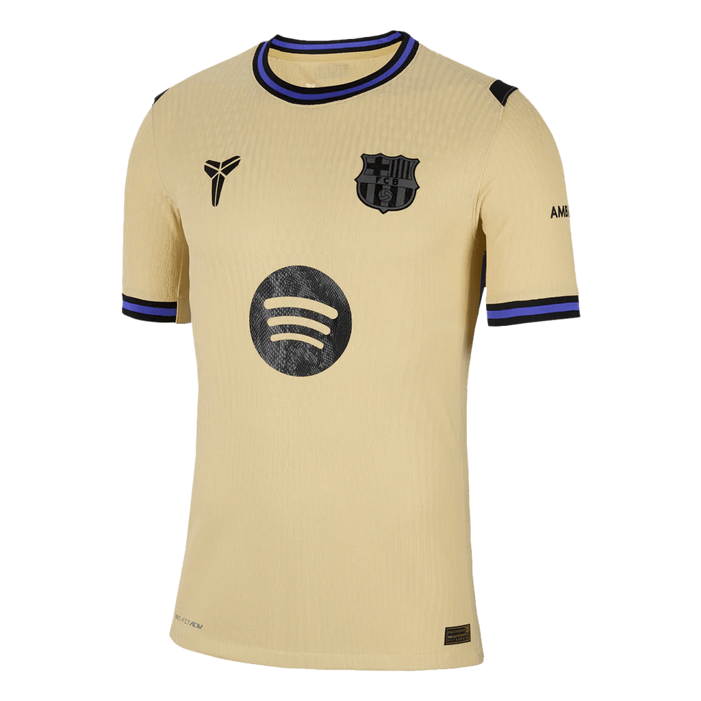 LEWANDOWSKI #9 Barcelona Away Authentic Soccer Jersey 2025/26 - UCL