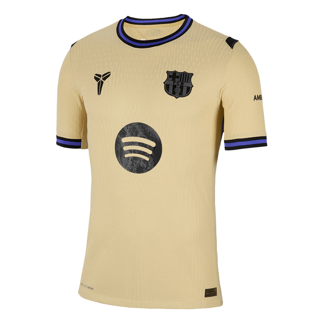 LEWANDOWSKI #9 Barcelona Away Authentic Soccer Jersey 2025/26 - UCL
