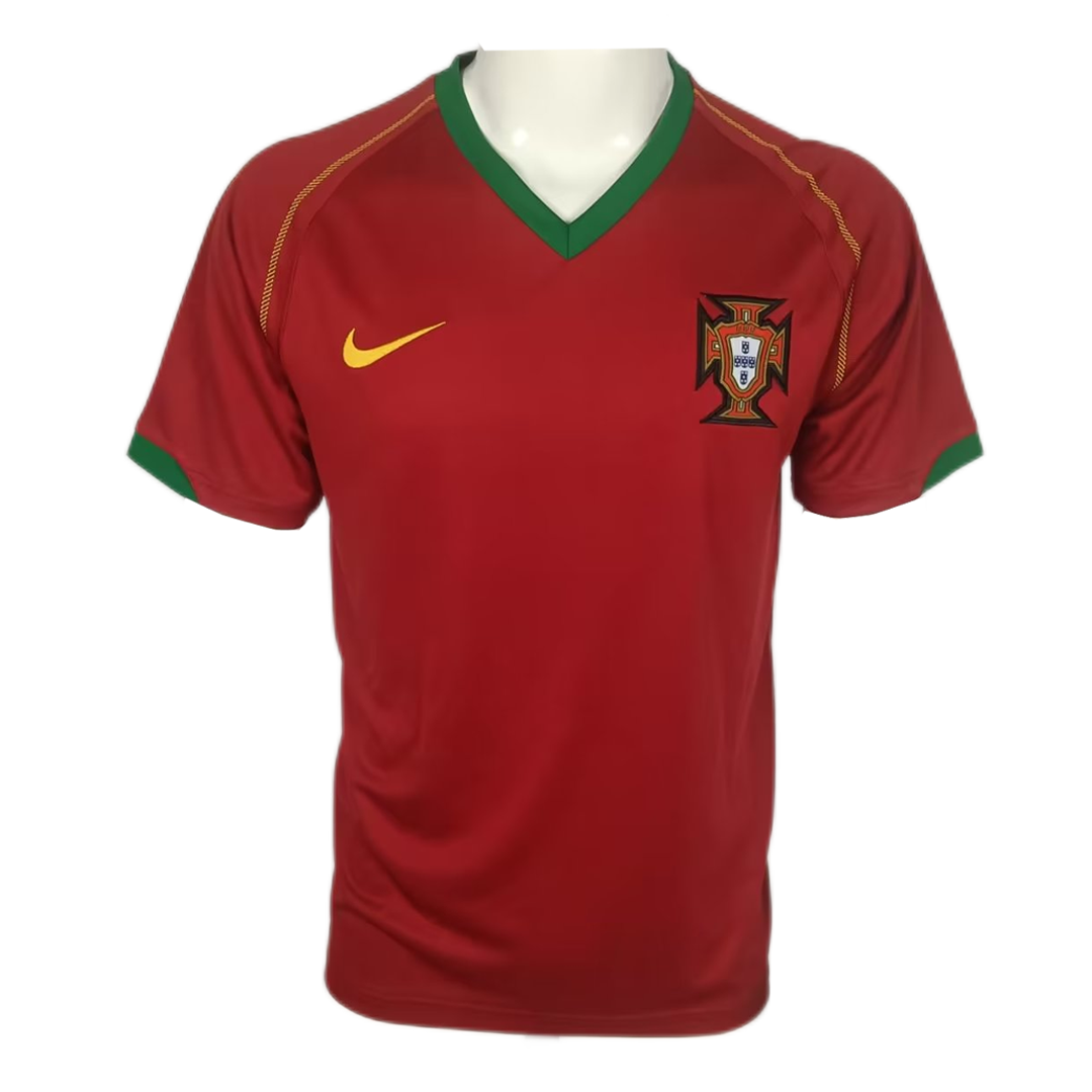 Retro 2006 Portugal Home Soccer Jersey