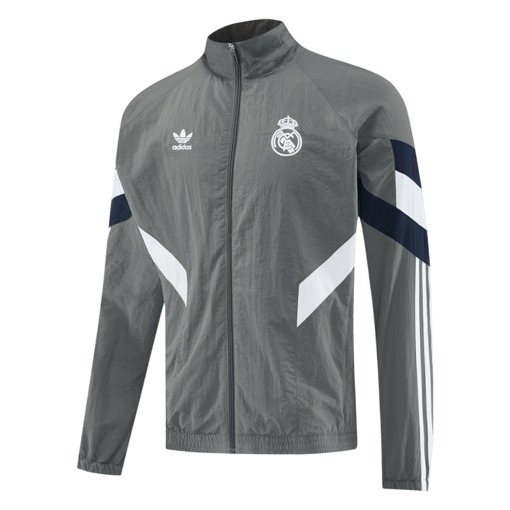 Real Madrid Windbreaker Jacket 2025/26 - Gray