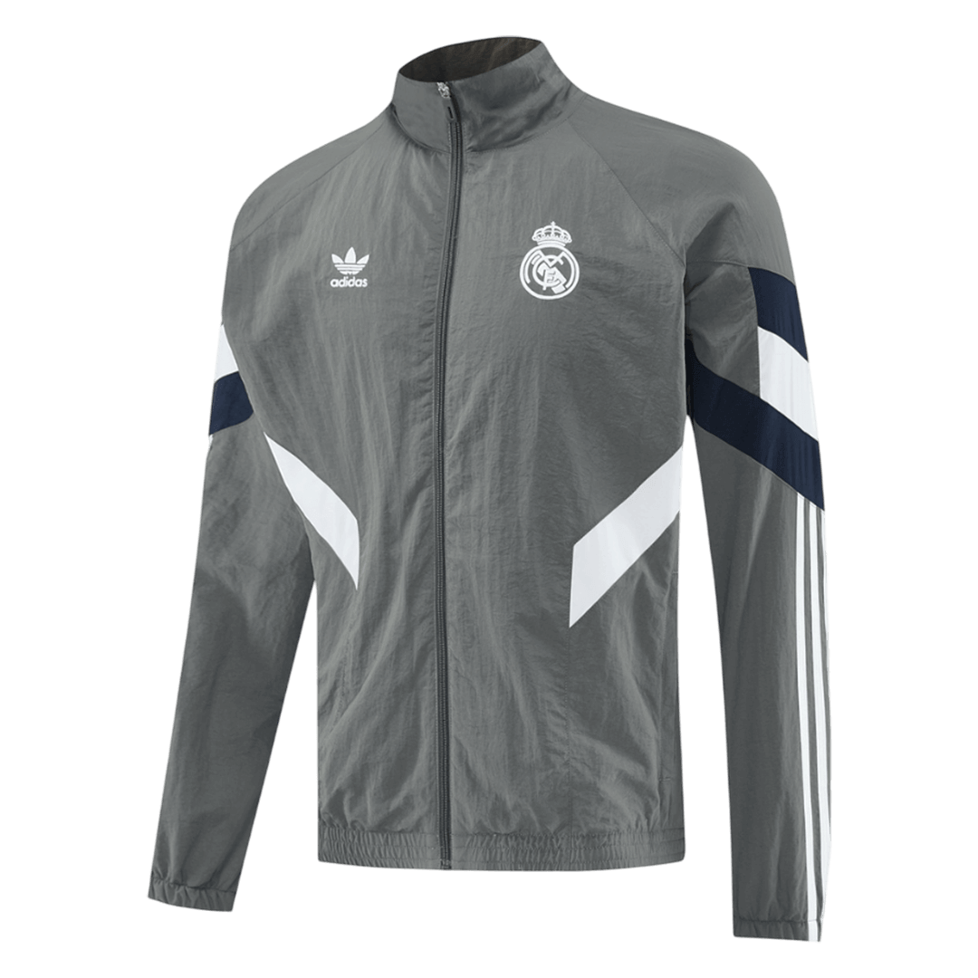 Real Madrid Windbreaker Jacket 2025/26 - Gray