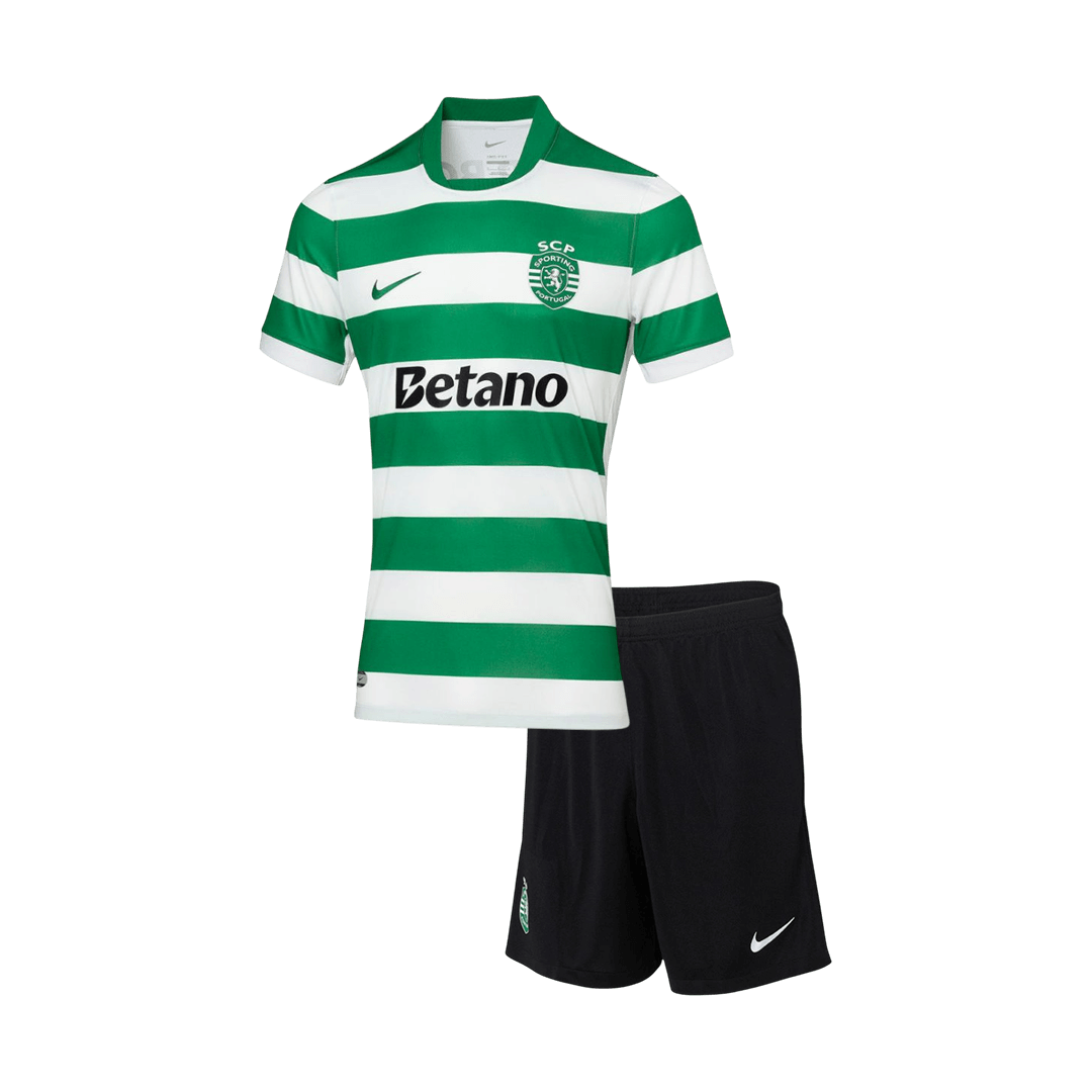 Sporting CP Home Kids Soccer Jerseys Kit 2025/26