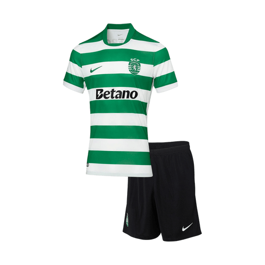 Sporting CP Home Kids Soccer Jerseys Kit 2025/26