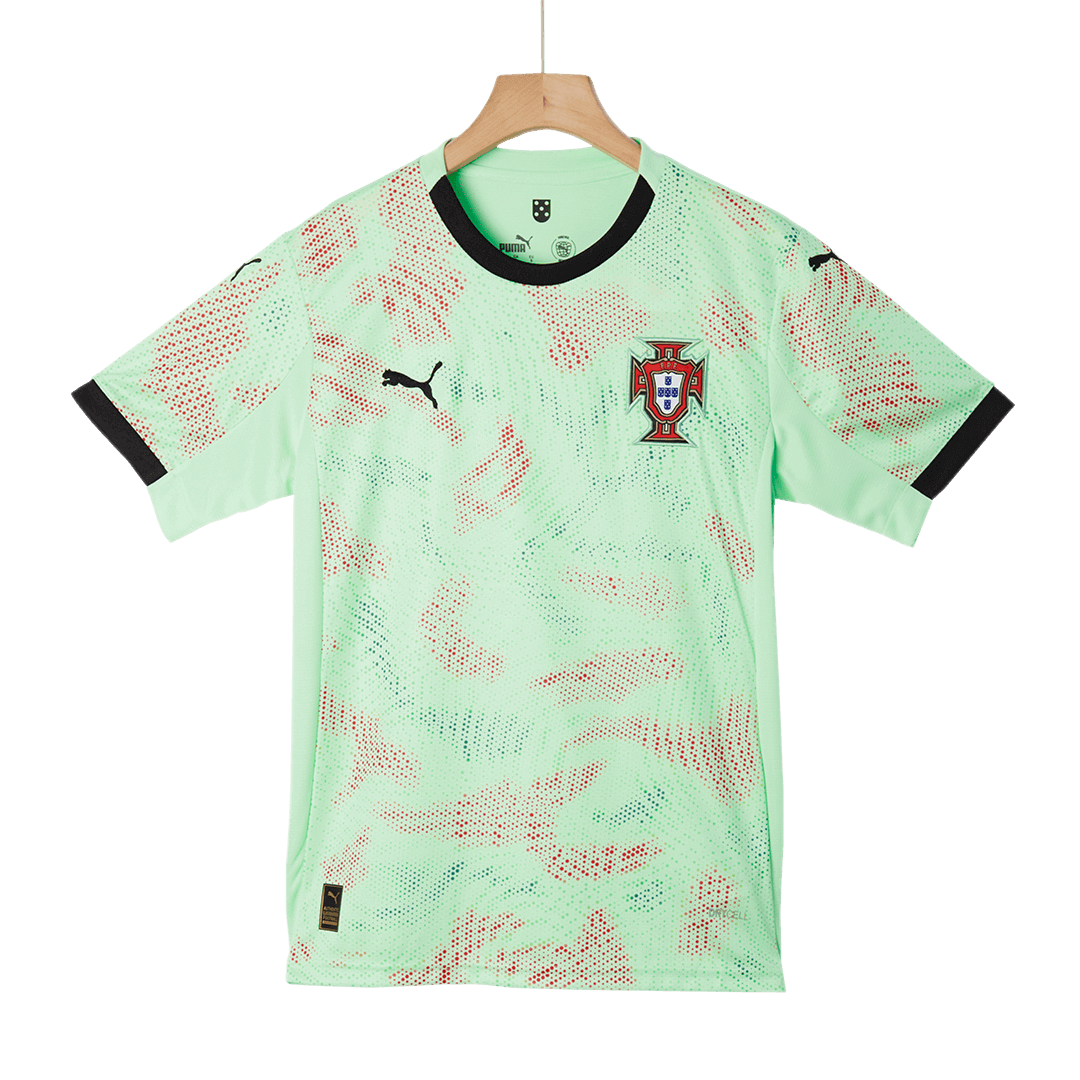 Men's Portugal Away Soccer Jersey 2025 Green - Women's Euro
