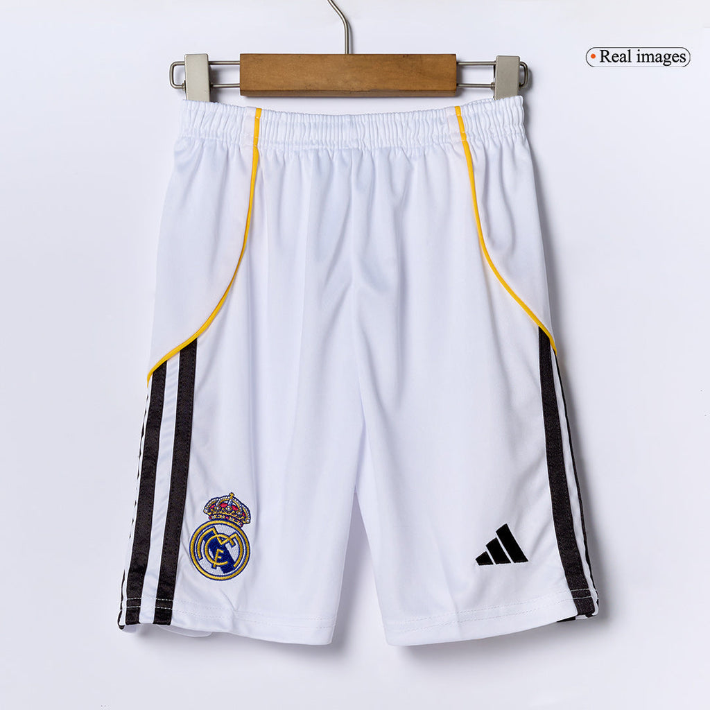Real Madrid Home Kids Soccer Jerseys Full Kit 2025/26