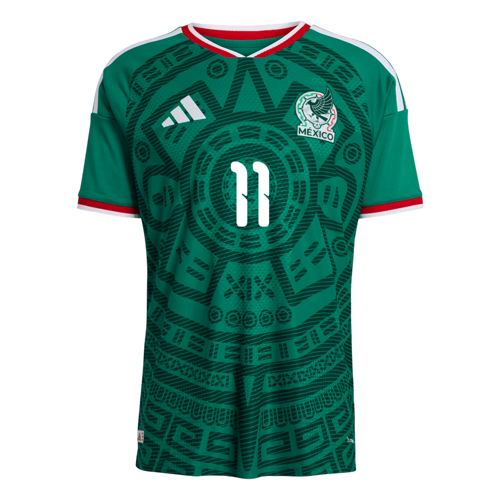 S.GIMENEZ #11 Mexico Home Player Version Jersey World Cup 2026