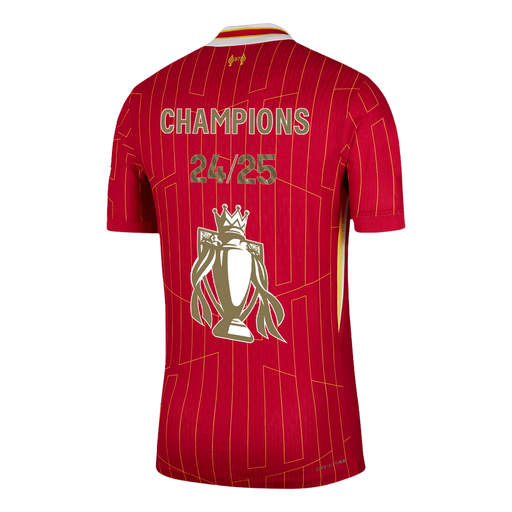 Authentic Liverpool Home Soccer Jersey Red - CHAMPIONS 24/25