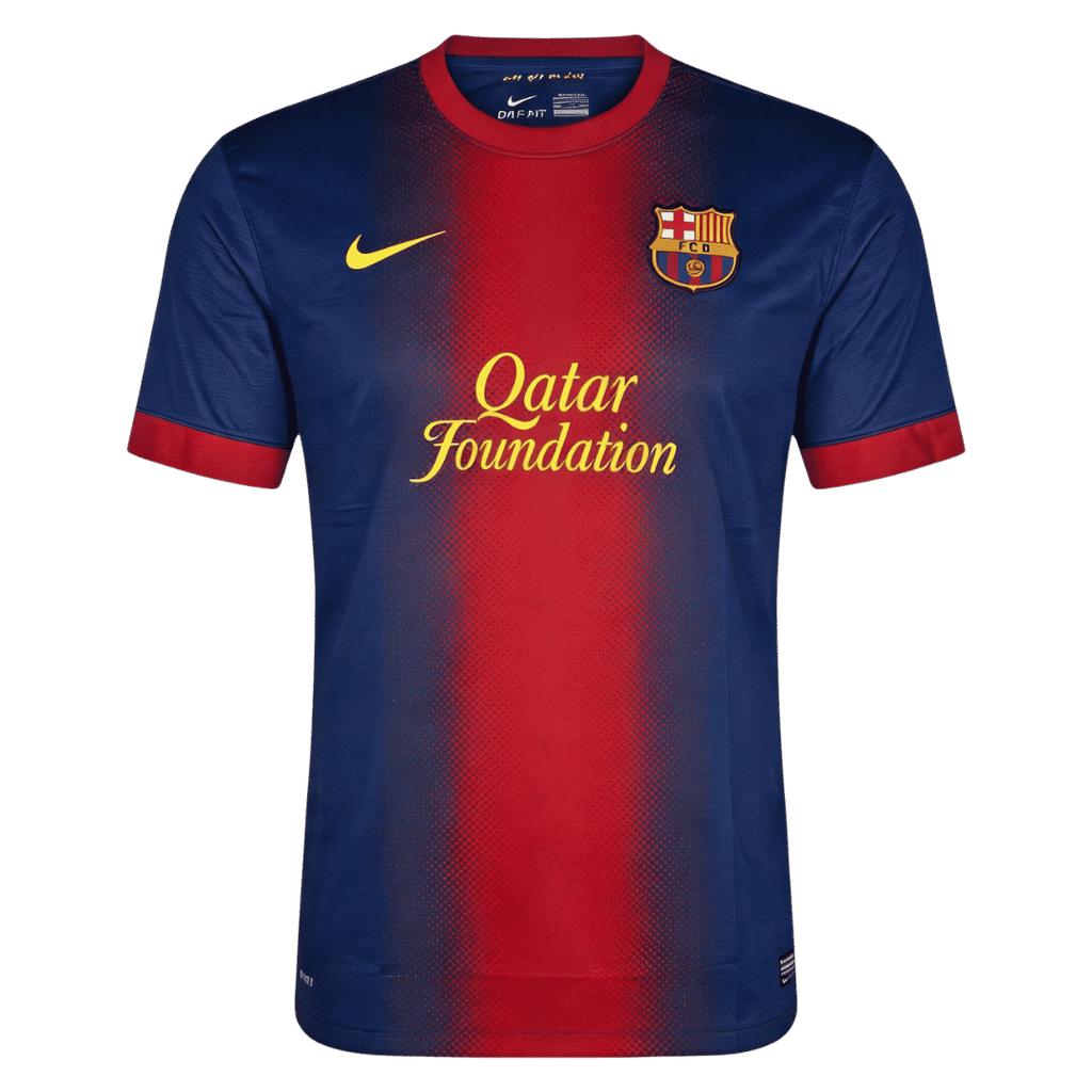 Retro Soccer Jersey Barcelona Home 2012/13