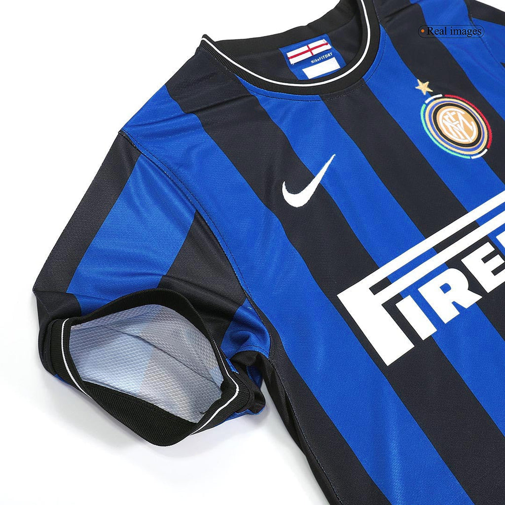Retro 2009/10 Inter Milan Home Soccer Jersey