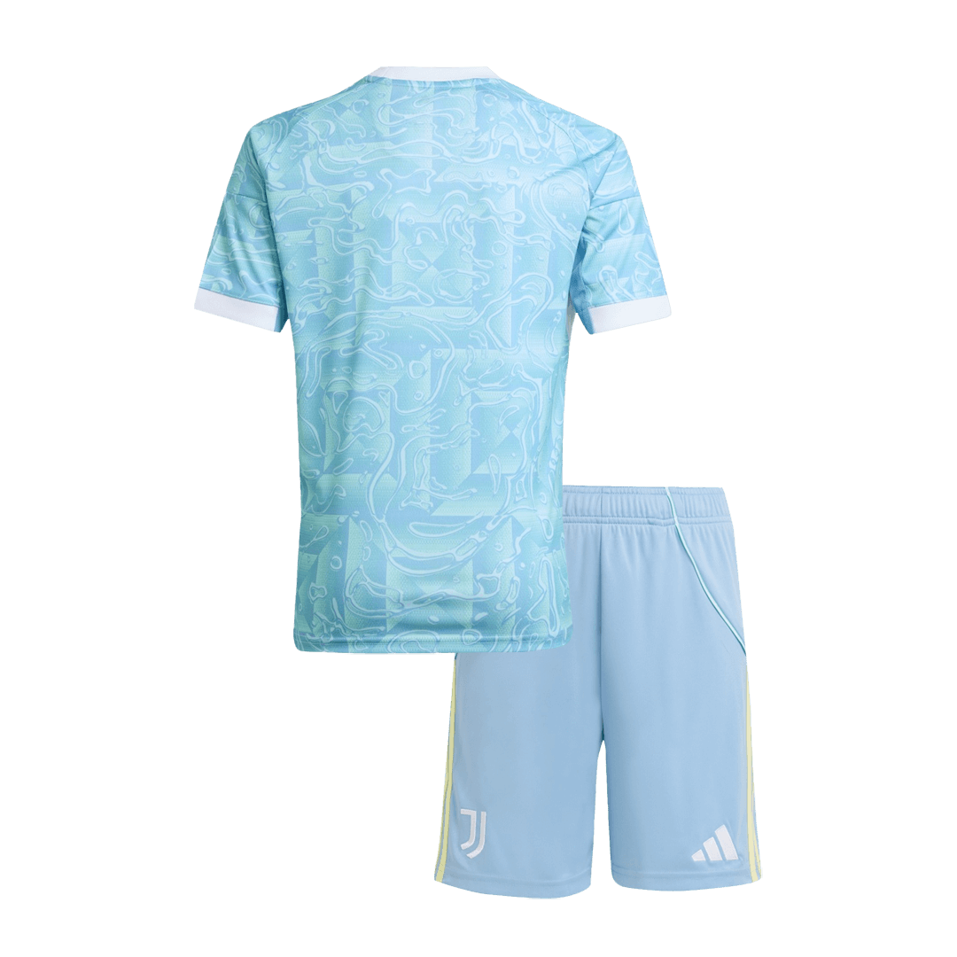 Juventus Away Kids Soccer Jerseys Kit 2025/26