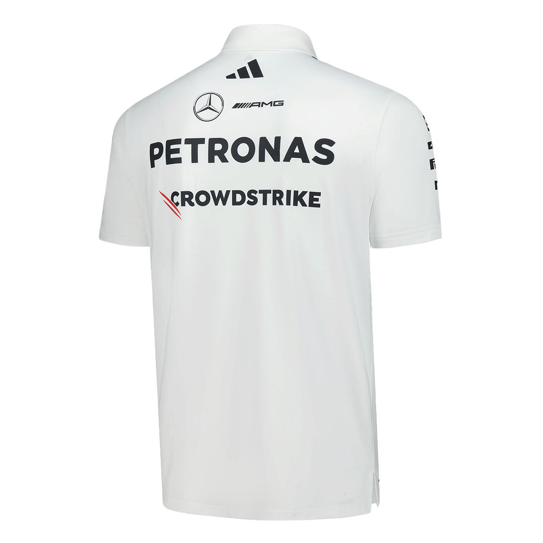 Mercedes AMG Petronas F1 2025 Team Polo White