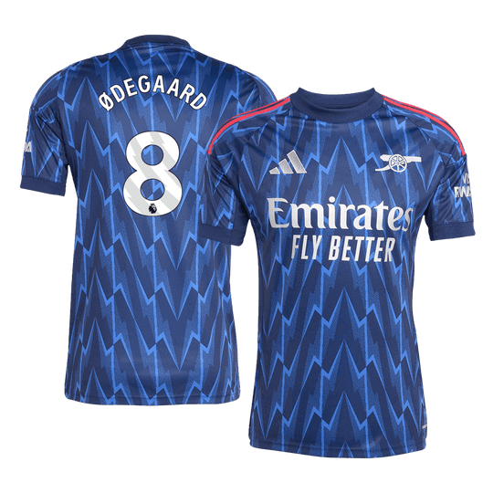 ØDEGAARD #8 Arsenal Away Soccer Jersey 2025/26