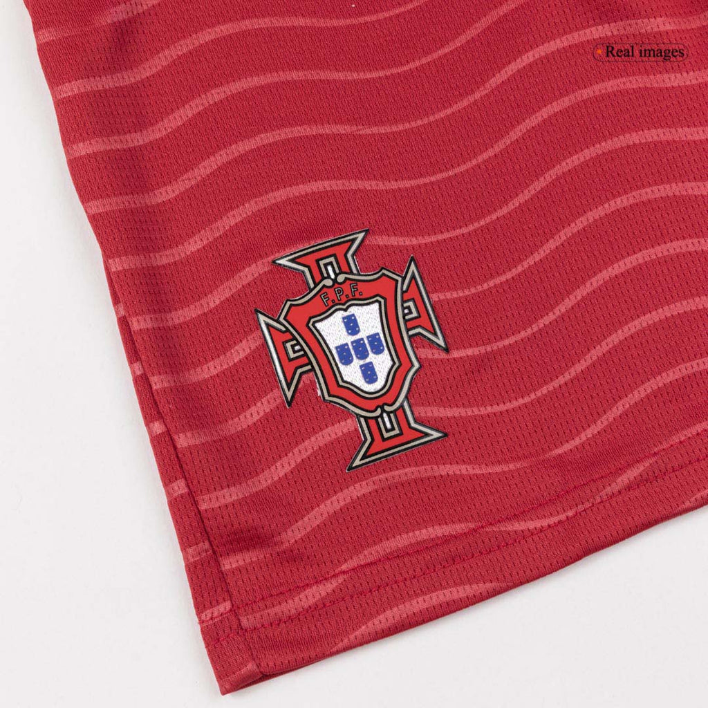 B. FERNANDES #8 Portugal Home World Cup Kids Soccer Jerseys Kit 2026