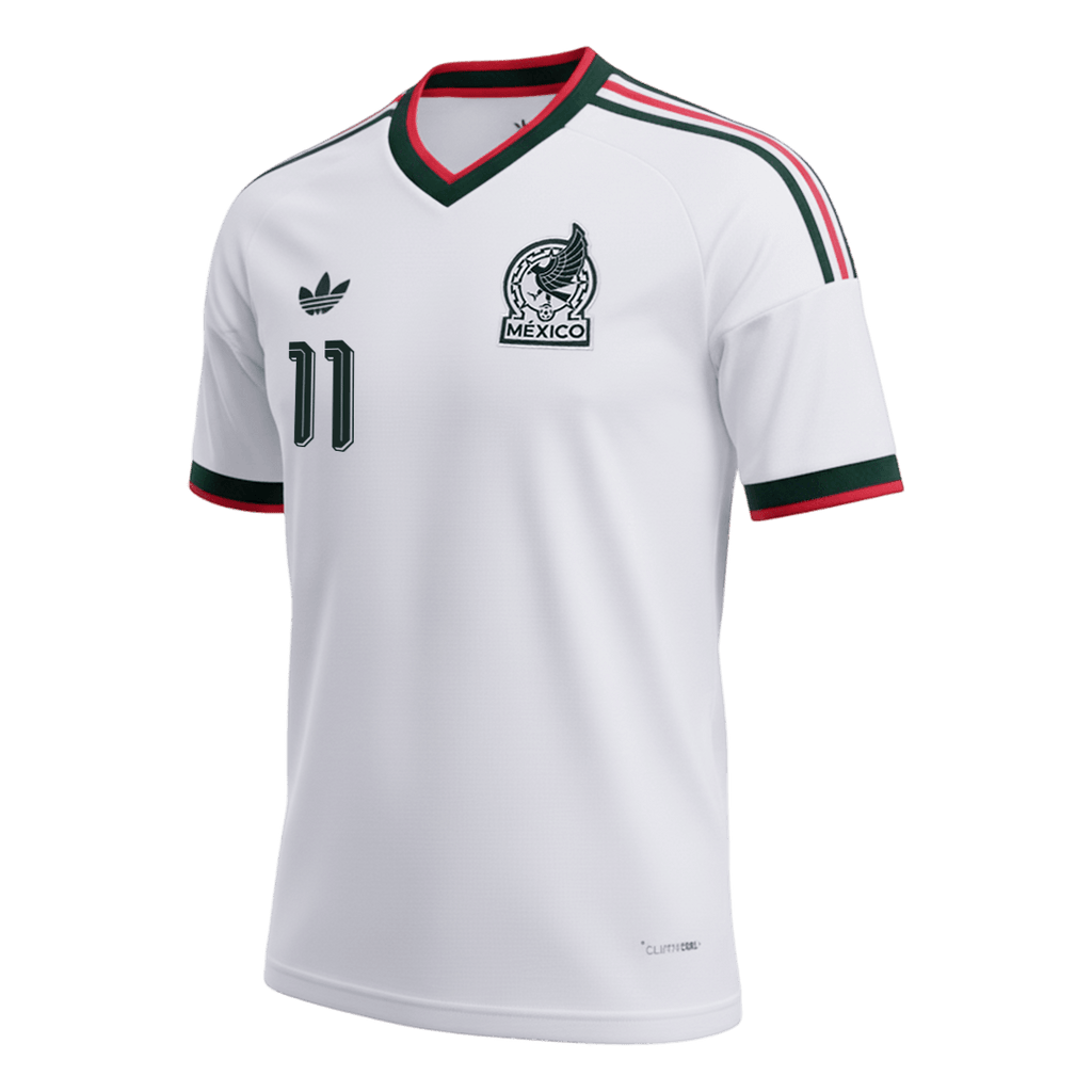 S.GIMENEZ #11 Mexico Away Soccer Jersey World Cup 2026